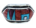 Silver And Multicolor Jewelry Ring Size 6-1/2 YS72551